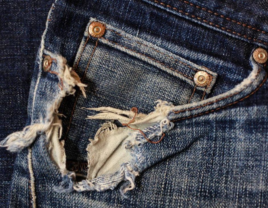 réparer son jean